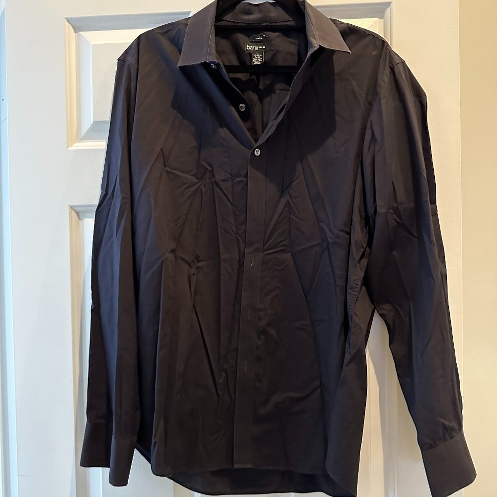 Bar III Black Button Shirt